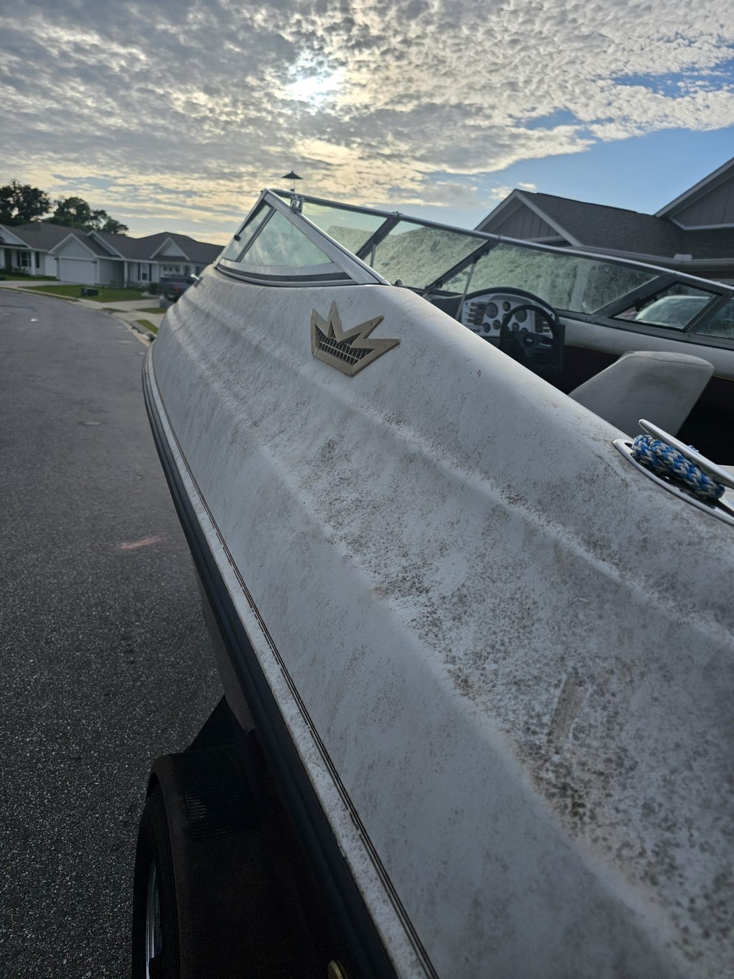 Boat deck before detailing