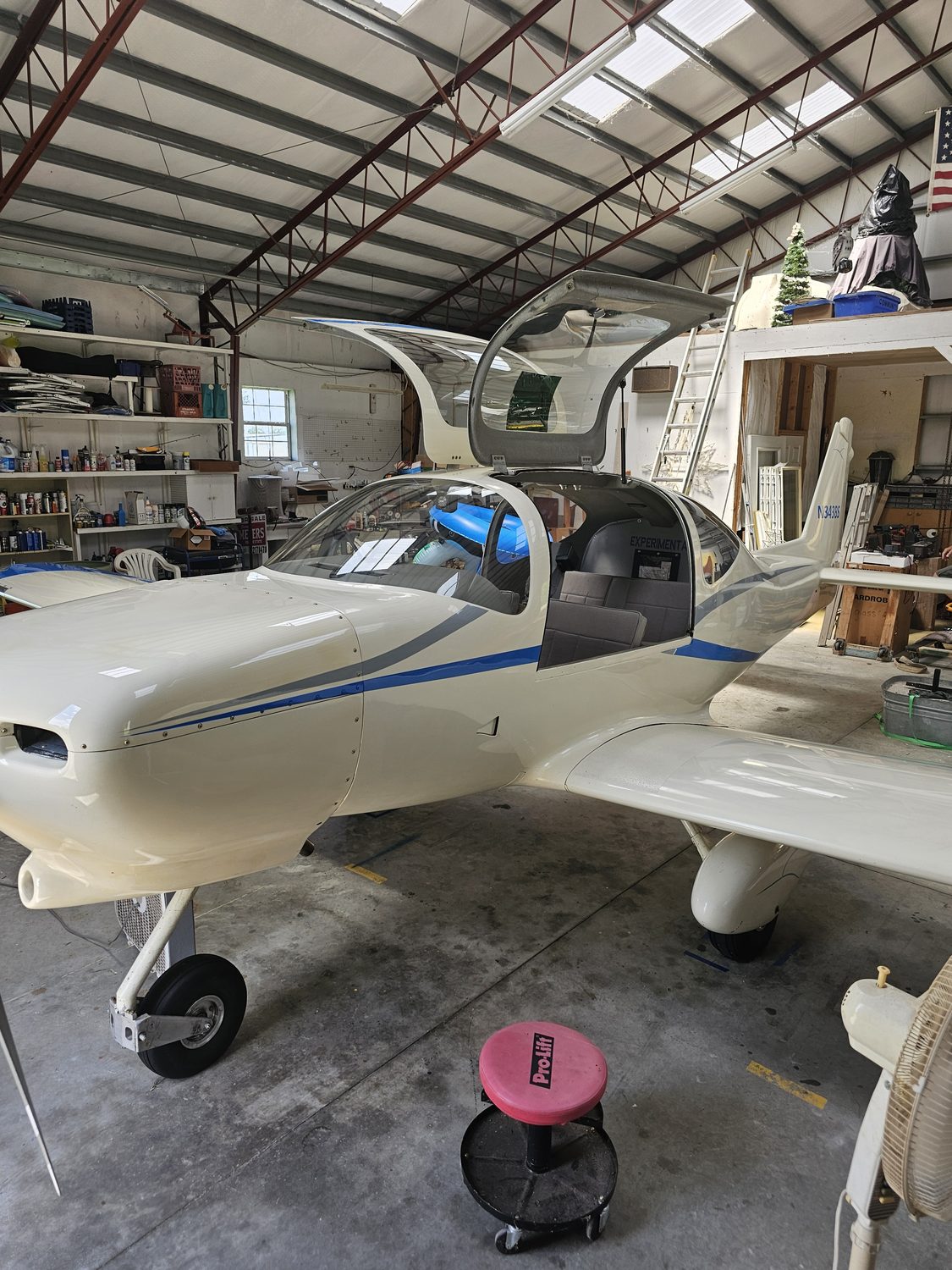 Experimental aircraft after full exterior detail